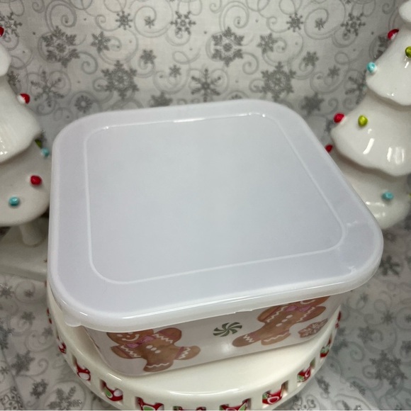 Christmas Themed Trio Nesting Food Storage Container - Snowman - Gingerbread - Picture 7 of 10